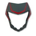 Antifaz Cubierta Plastic Faro Vento Crossmax Rojo/carbono